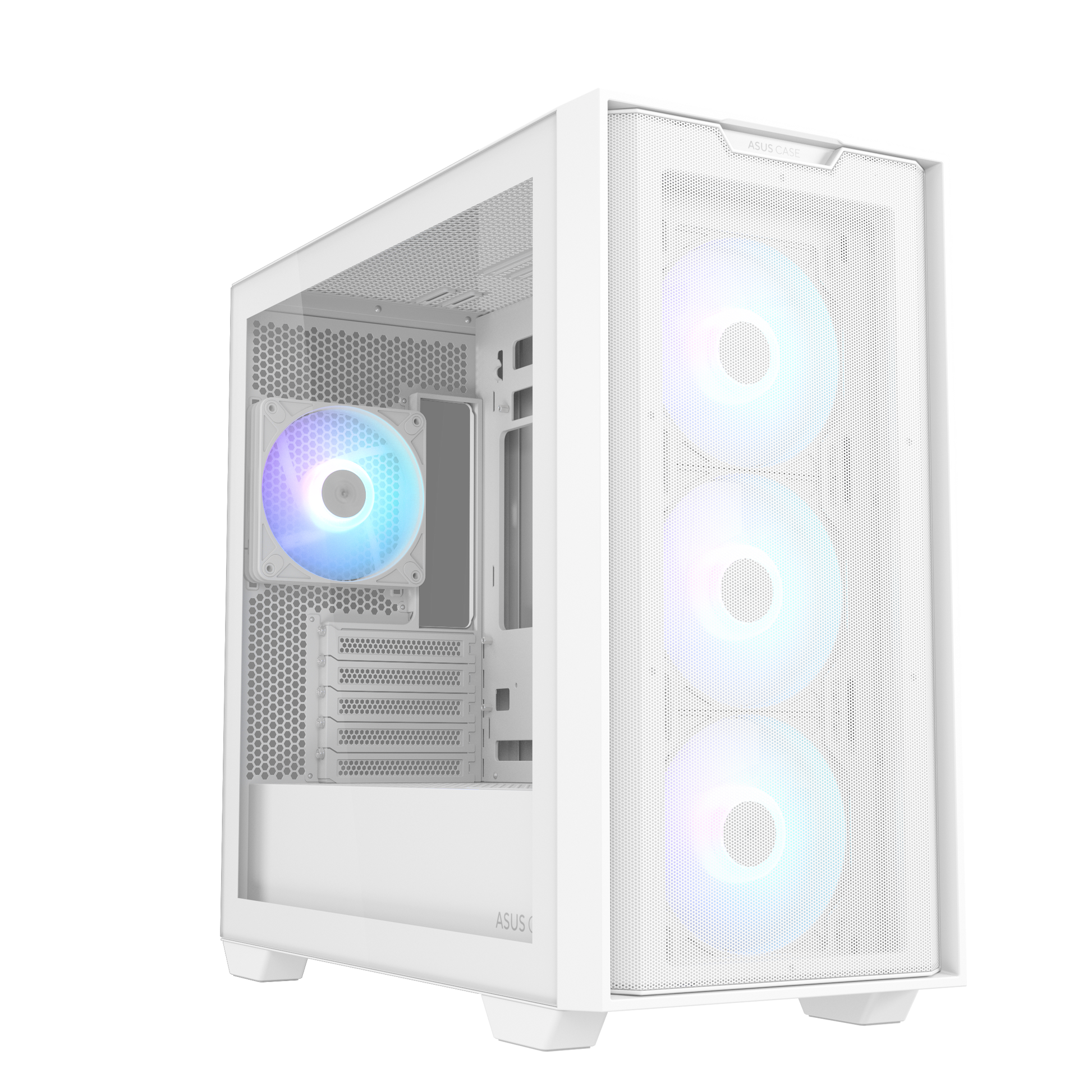 ASUS A21 PLUS – PC-Gehäuse – micro-ATX, Mini-ITX, Weiss, 3×120 mm vorne, 1×120 mm hinten, 465×220×430 mm