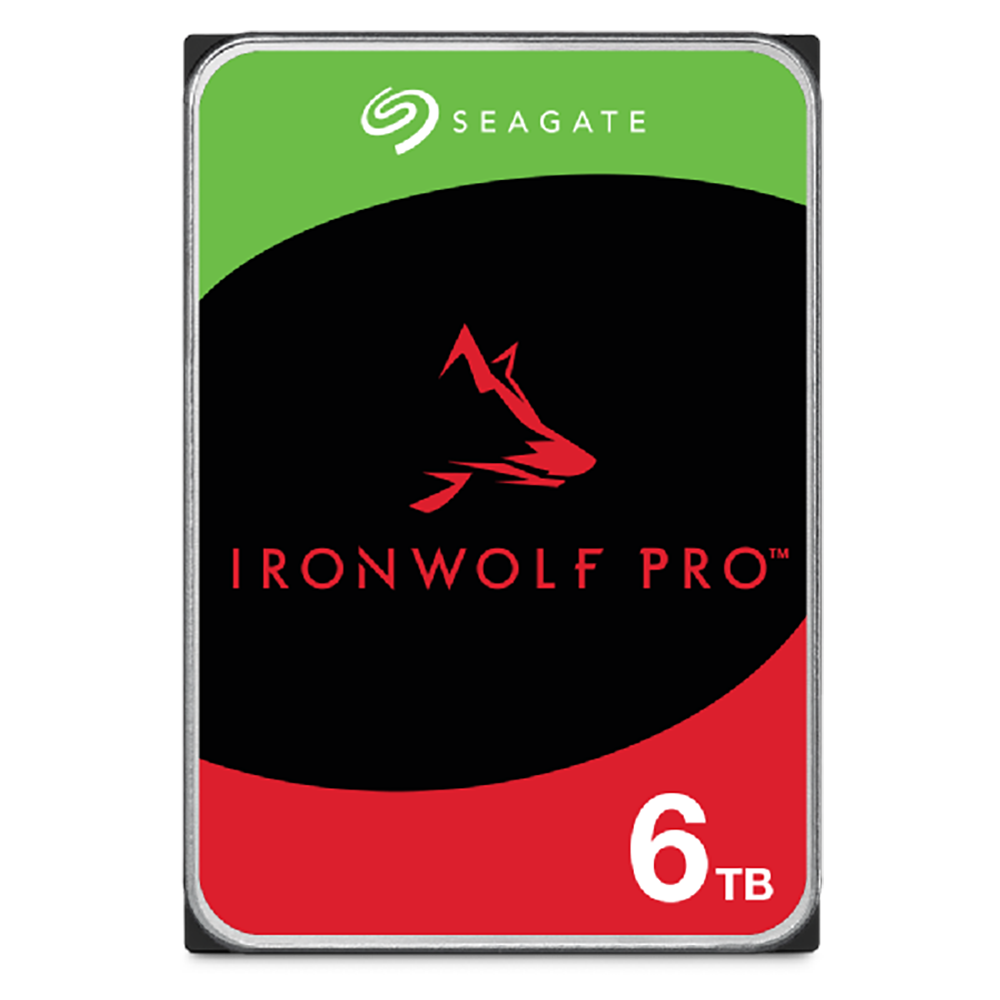 Seagate IronWolf Pro ST6000NT001 – 6 TB, 3,5" HDD, 7200 U/min, 256 MB Cache, SATA 6 Gbit/s, für NAS