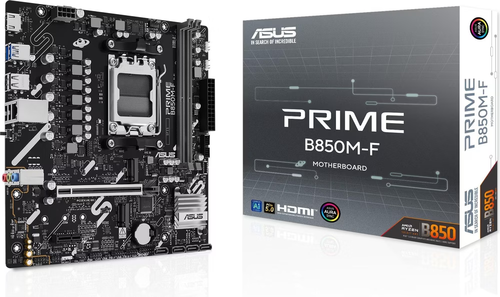ASUS PRIME B850M-F – Mainboard – AM5, B850, mATX, DDR5