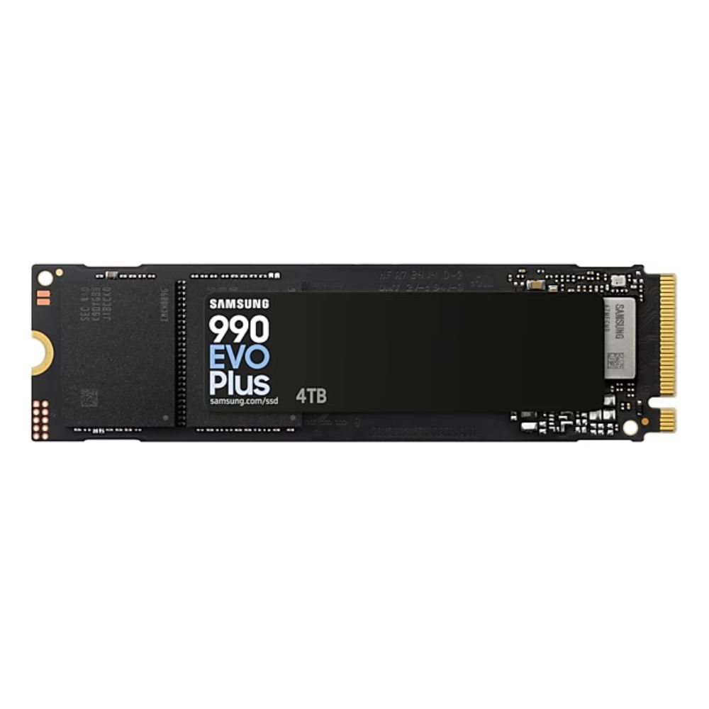 Samsung 990 EVO Plus – 4 TB M.2 2280 (22×80 mm), NVMe PCIe 4.0, 7150 MB/s Lesen, 6300 MB/s Schreiben