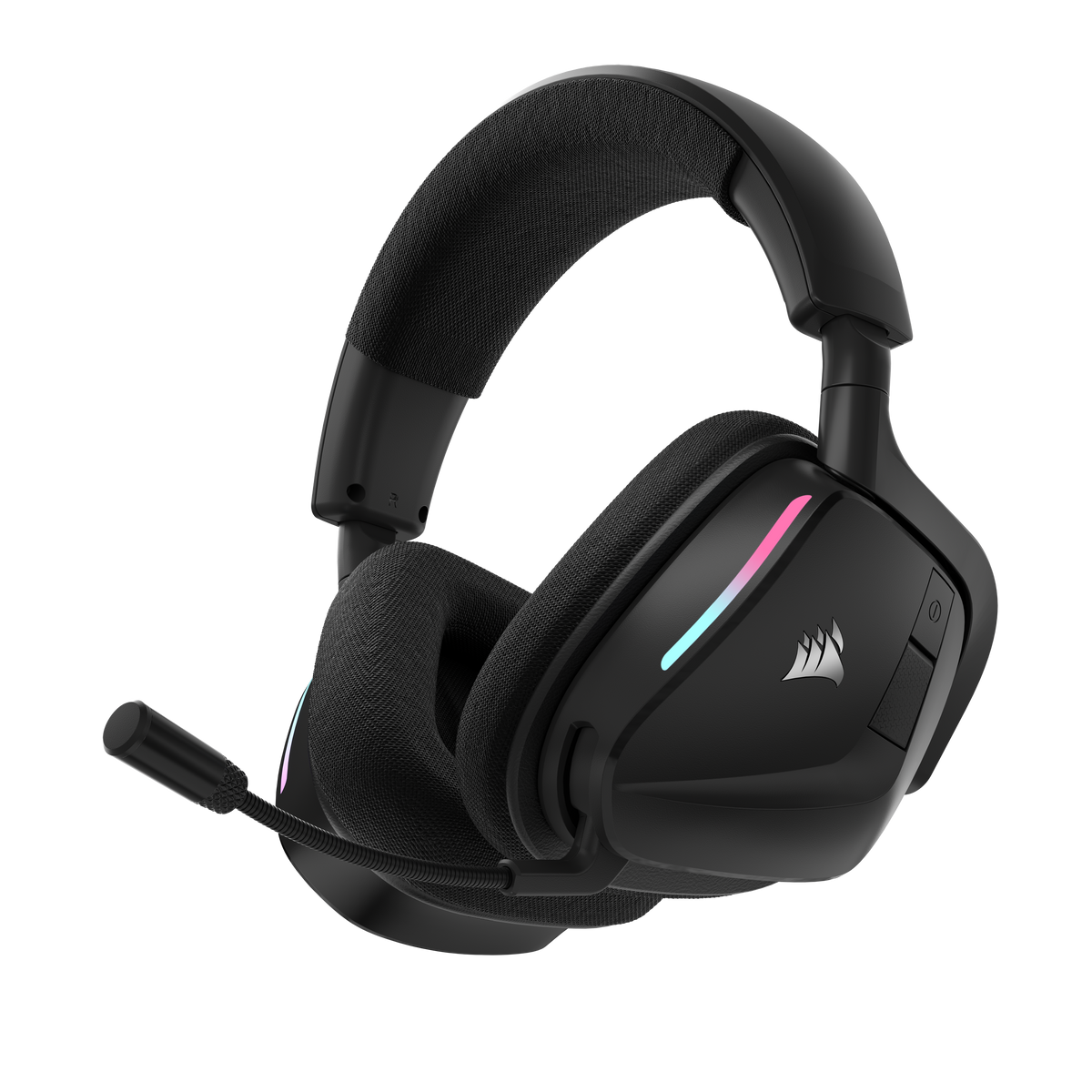 Corsair VOID WIRELESS v2 Gaming-Headset – Over-Ear, Stereo, Kabel + BT, mit USB-C-Dongle, Schwarz