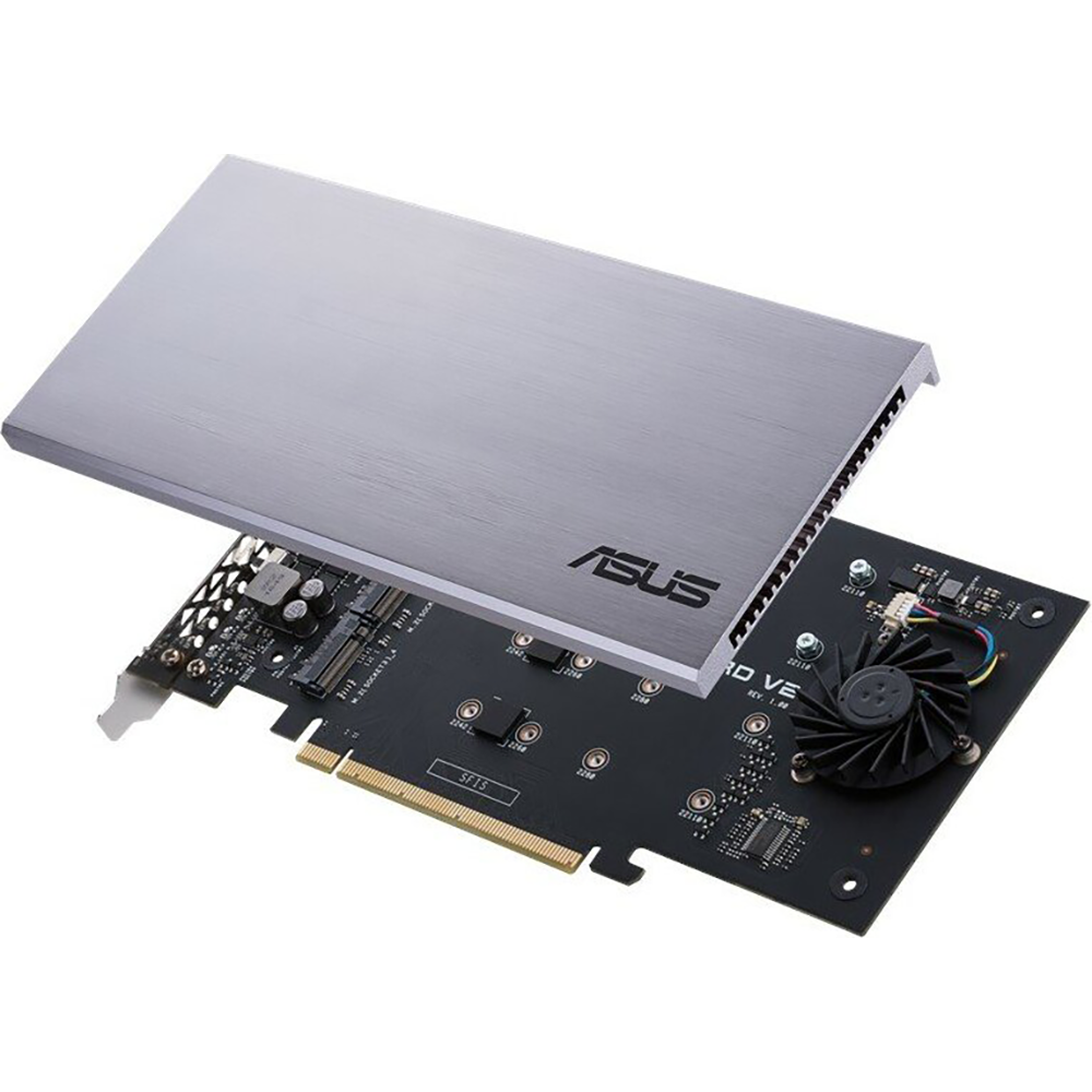 ASUS HYPER M.2 X16 KARTE V2 – PCIe M.2 Karte – 4×M.2 Key-M, PCIe 3.0