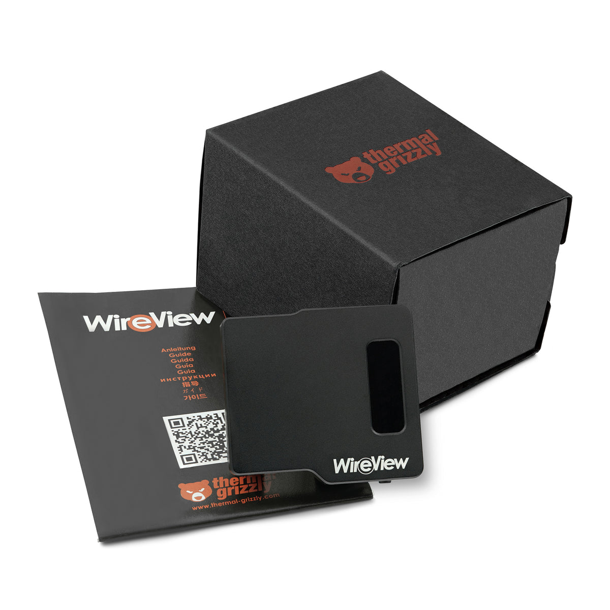 Thermal Grizzly WireView GPU 1x12VHPWR Normal – GPU-Bausatz, Aluminium – für Universal-Gehäuse – 1 Stück
