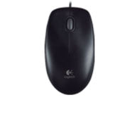 Logitech B100 – Maus – Kabelgebunden (USB‑A), 800 DPI, beidhändig, Schwarz
