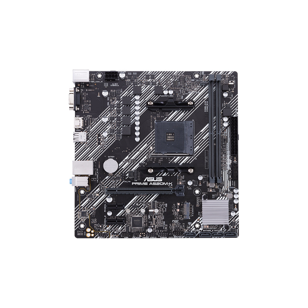 ASUS PRIME A520M-K – Mainboard – Sockel AM4, AMD A520, mATX, DDR4
