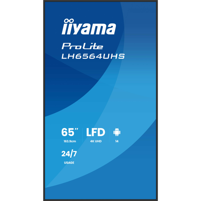 iiyama ProLite – Signage-Display, 65", Ultra HD 4K, 500 cd/m²