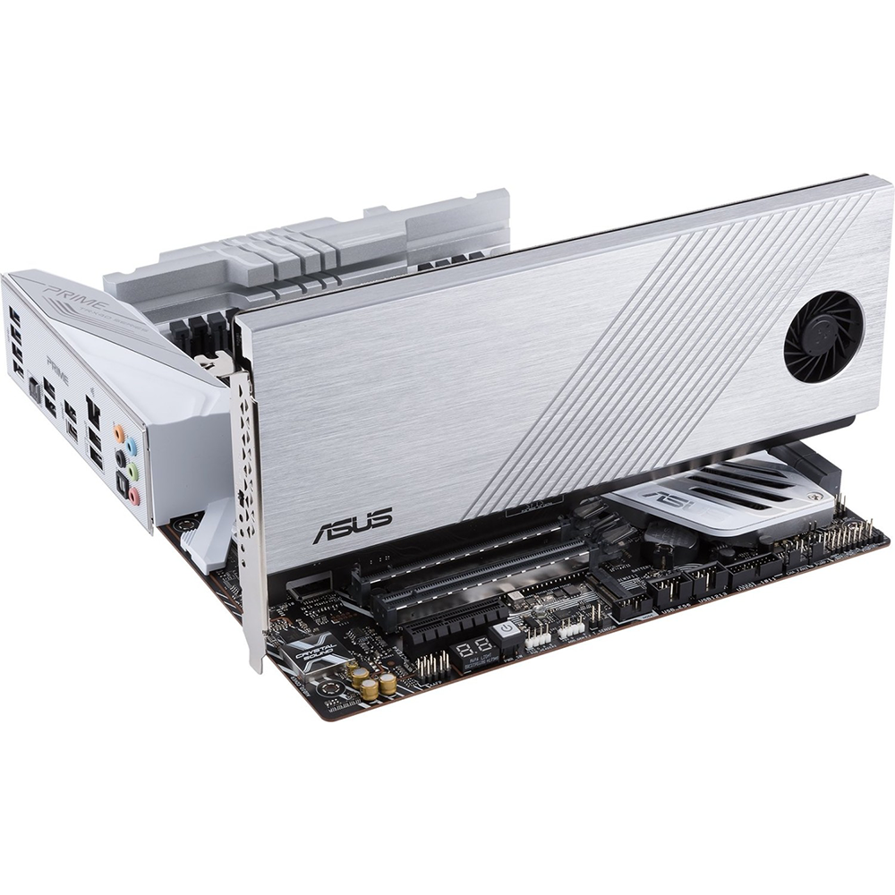 ASUS HYPER M.2 X16 GEN4 PCIe M.2 Erweiterungskarte – 4× M.2, 256 Gbit/s, PCIe 4.0, aktiv, Silber