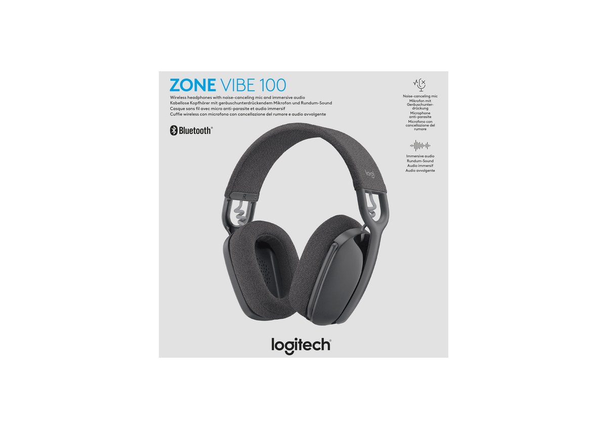 Logitech Zone Vibe Pro For Business Office-Headset – Graphit