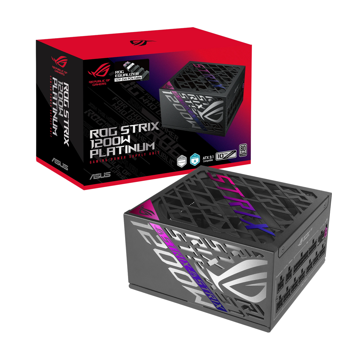 ASUS ROG Strix 1200P ATX-Netzteil 1200 W 80 PLUS Platinum – vollmodular, ATX – schwarz