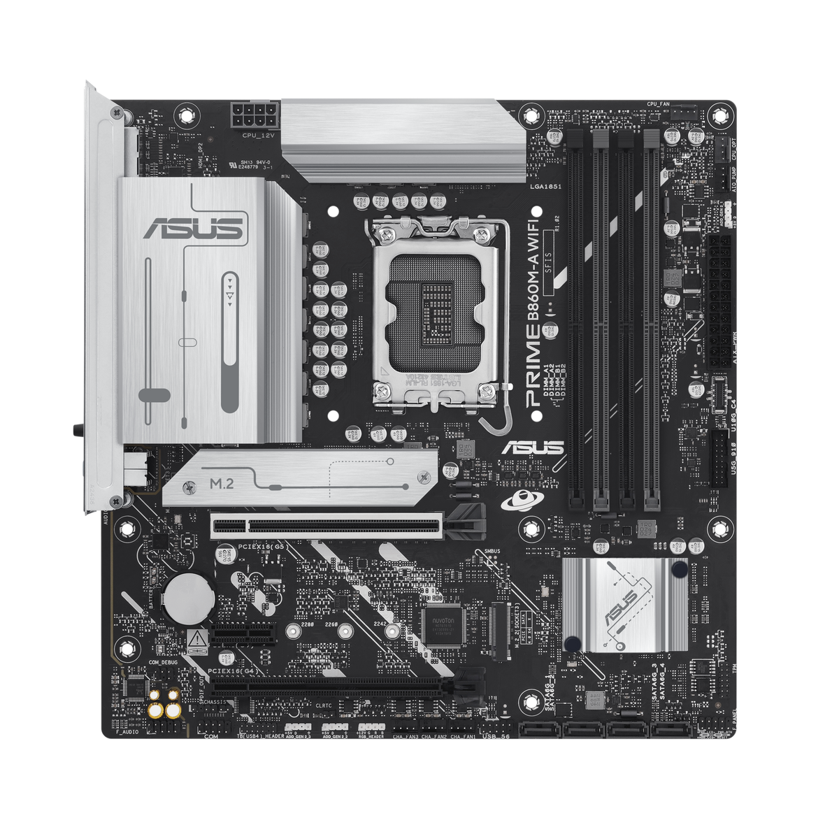ASUS PRIME B860M-A WIFI – Mainboard – LGA 1851, Intel B860, mATX, DDR5