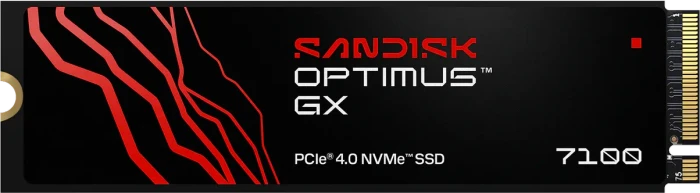 SanDisk Optimus GX 7100 – M.2 2280 NVMe, PCIe 4.0, 4 TB, 7000 MB/s lesen, 6700 MB/s schreiben