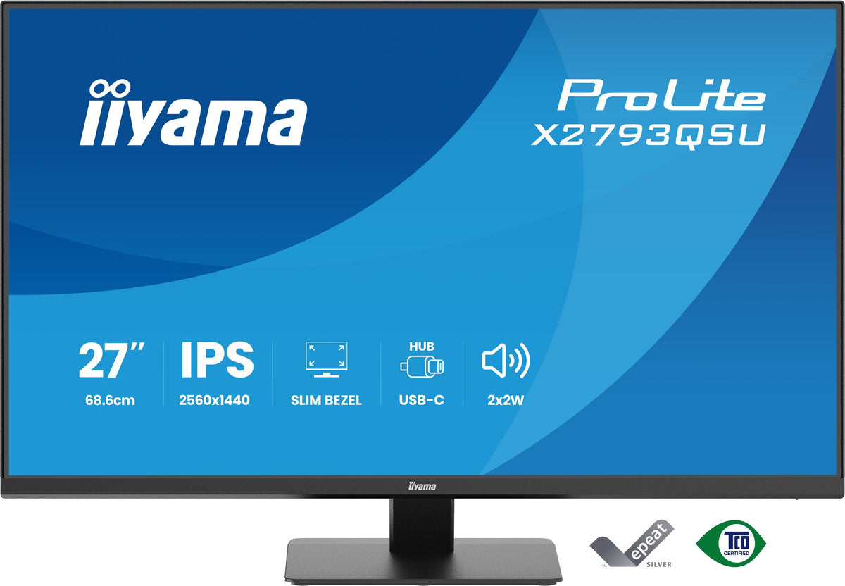 iiyama X2793QSU-B1 – 27", 2560 × 1440 (WQHD), IPS